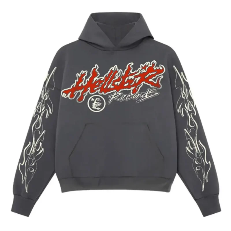 Picture 1 shows HELLSTAR TOUR HOODIE from the front side
