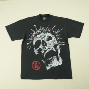 This picture 1 shows Hellstar Tee in Black from the front side