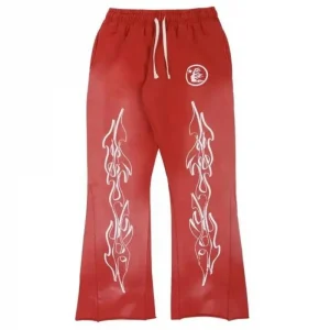 This photo 1Red Hellstar Sweatpants from the front side
