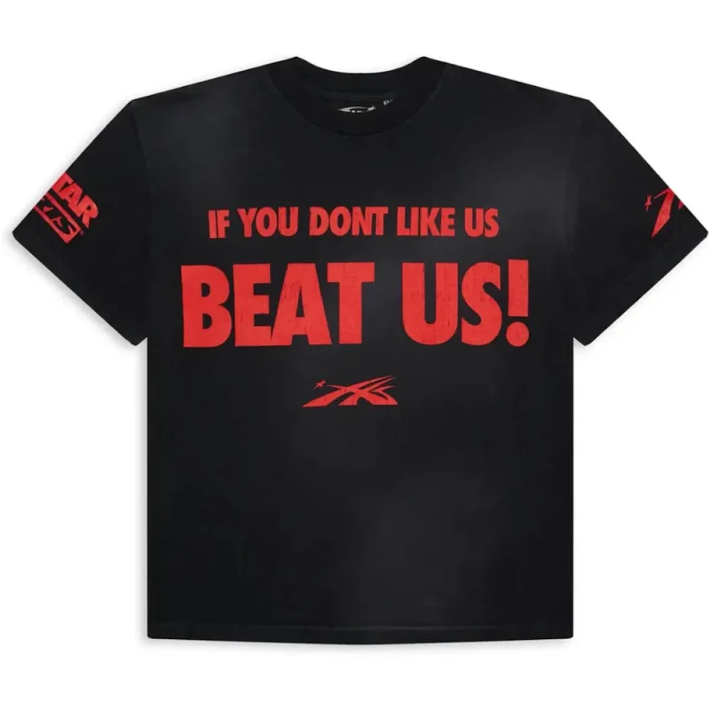 This picture 1 shows Hellstar Beat Us! T-shirt Red/Black