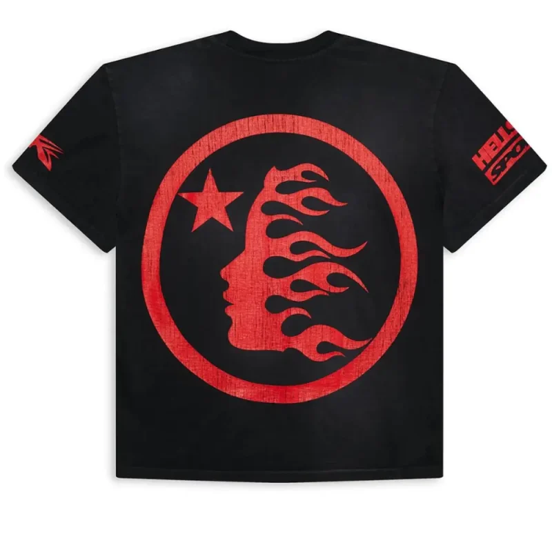 This picture 2 shows Hellstar Beat Us! T-shirt Red/Black